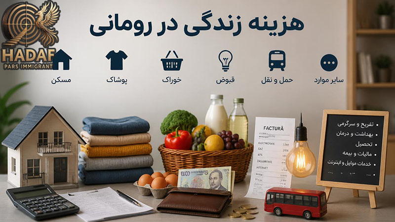 میانگین هزینه ماهانه زندگی در رومانی