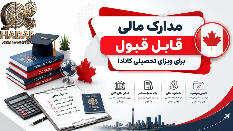 مدارک مالی قابل قبول برای ویزای تحصیلی کانادا