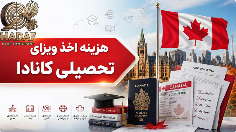 هزینه اخذ ویزای تحصیلی کانادا